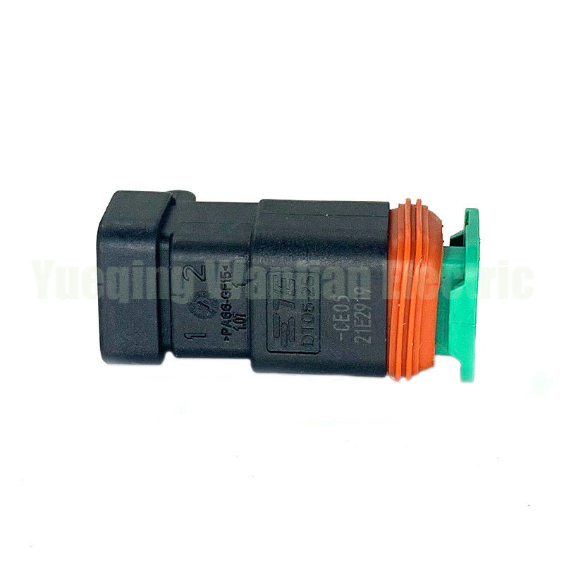 2 پین DT06-2S-CE05 اتصالات خودرو اتصال سیم تسمه ترمینال اتصالات خودرو برق
