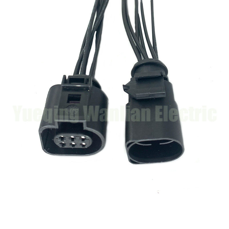 6 پین 1J0973713 1813139-1 42121700 3B0973813 اتوماتیک ACC سوکت درب قفل عقب رادار قطب دار
