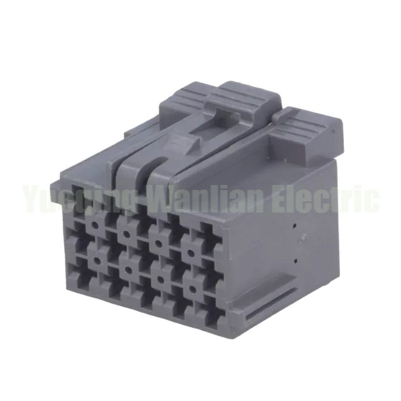 15 پین 1-967623-6 اتصالات بدون مهر و موم خودرو تغییر اتوماتیک قطعات پلاگین خاکستری