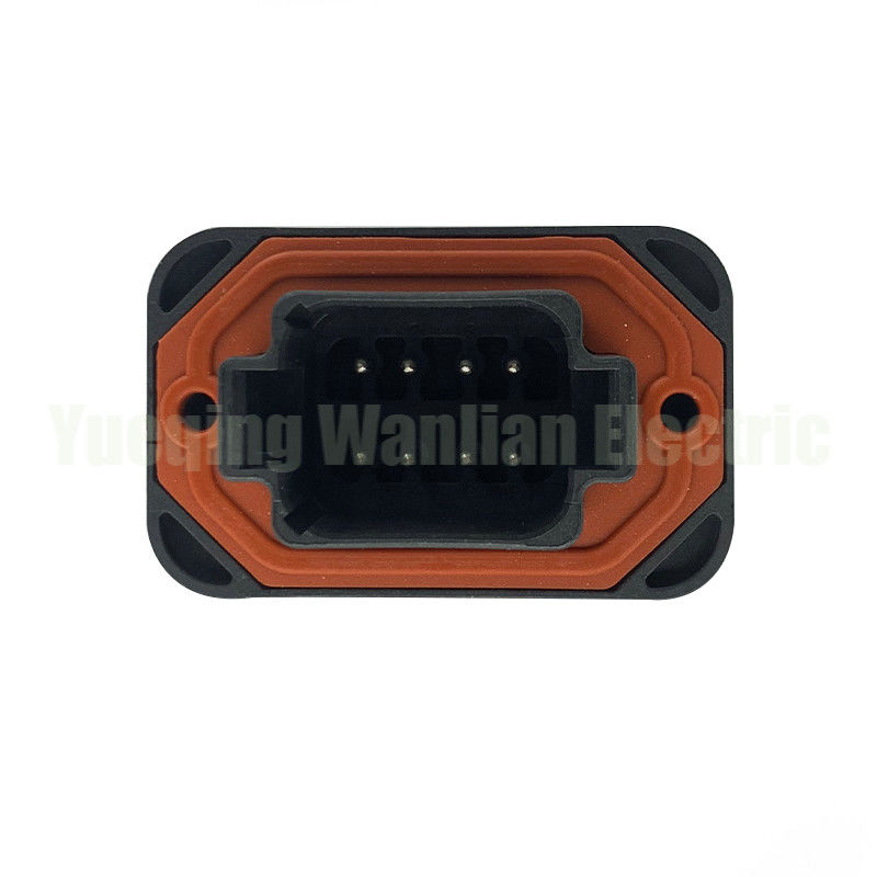 8 پین DT15-8PB اتوبوس کنتاکتور ضد آب نگهدارنده پین مستقیم PCB solder panel terminal socket connector