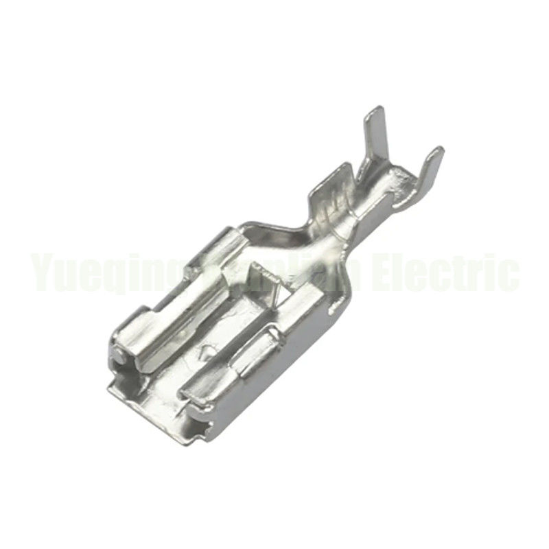 DJ6210-6.3B تراز قوطی شده سیم خودرو کرمپ ترمینال 6.3MM پین قفل مثبت